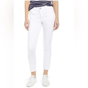 WIT & WISDOM ABSOLUTION HIGH RISE ANKLE JEANS size 4 white